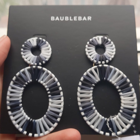 BaubleBar Jewelry - ♥️Baublebar Mini raffia earrings-NWT
